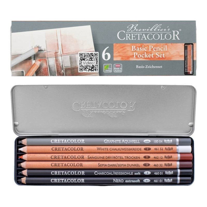 ESTOJO LAPIS ESBOÇO CRETACOLOR PRIMO 06 PEÇAS 400 06