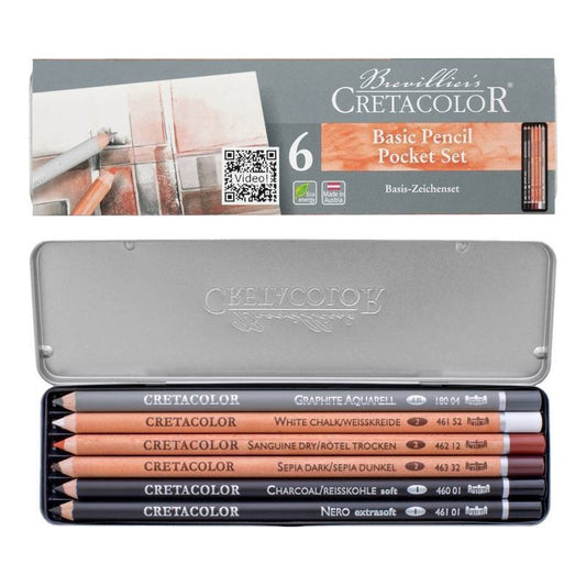 ESTOJO LAPIS ESBOÇO CRETACOLOR PRIMO 06 PEÇAS 400 06