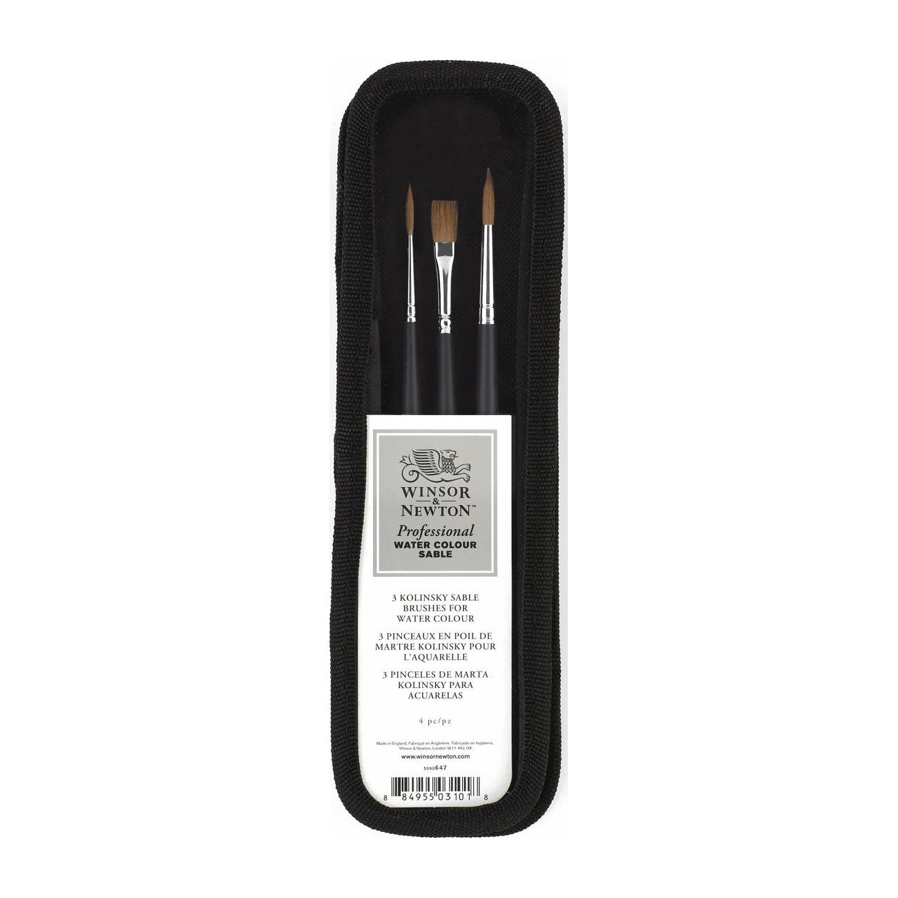 ESTOJO PINCEIS WINSOR NEWTON PROFESSIONAL C/ 03 SABLE