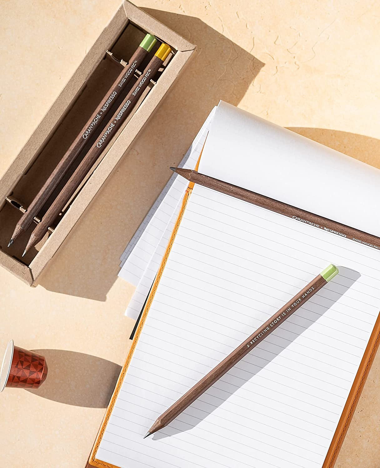 LAPIS CARAN DACHE NESPRESSO C/ 03 UN ED. LIMITADA 4