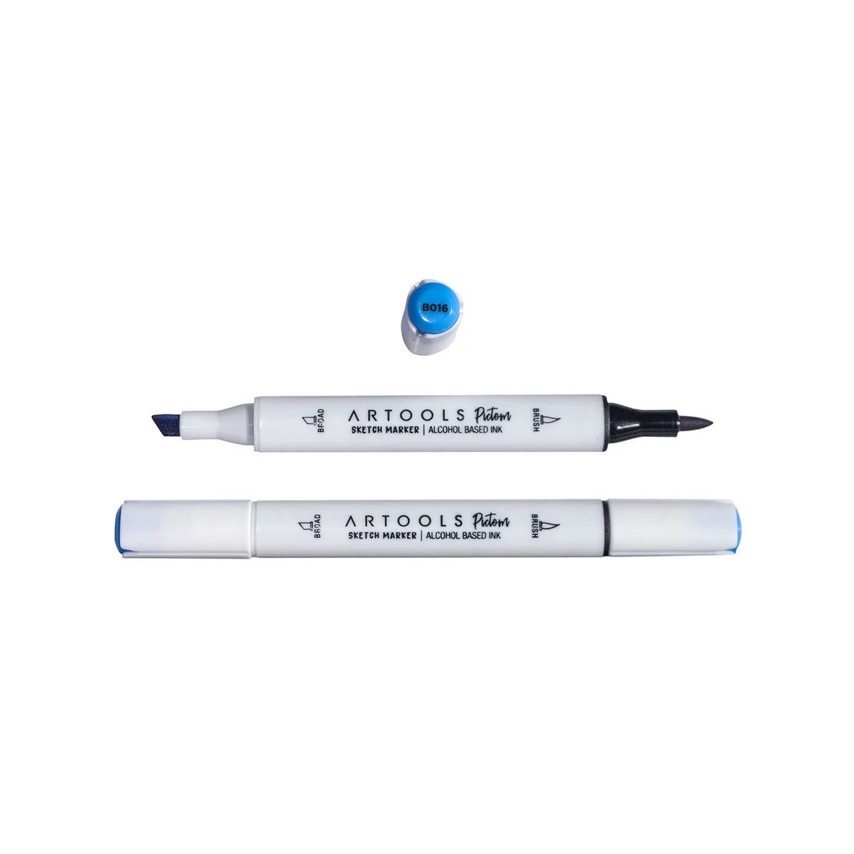 MARCADOR ARTOOLS PICTOM PONTA DUPLA BRILLIANT BLUE (B016)