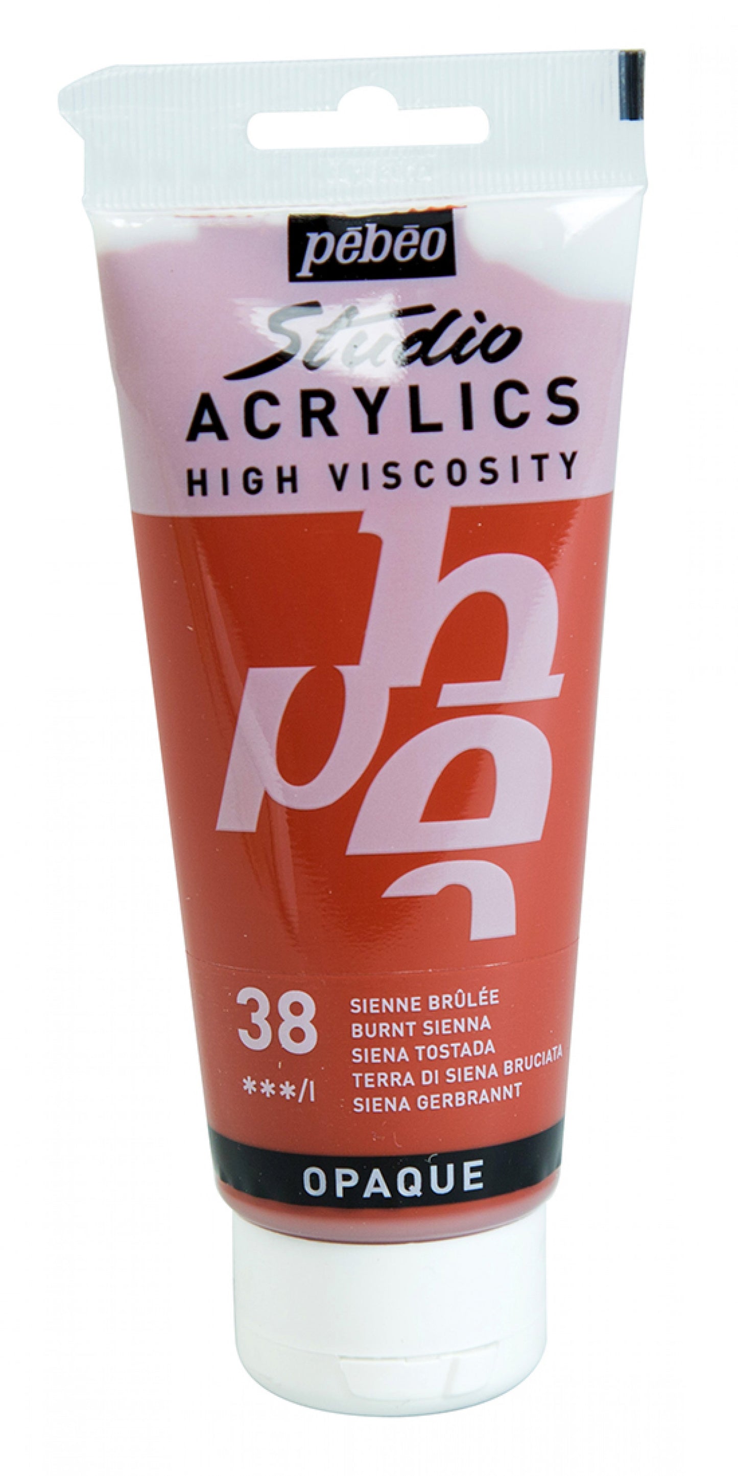 ACRILICA PEBEO STUDIO HV  100ML 38 SIENA QUEIMADA 831038