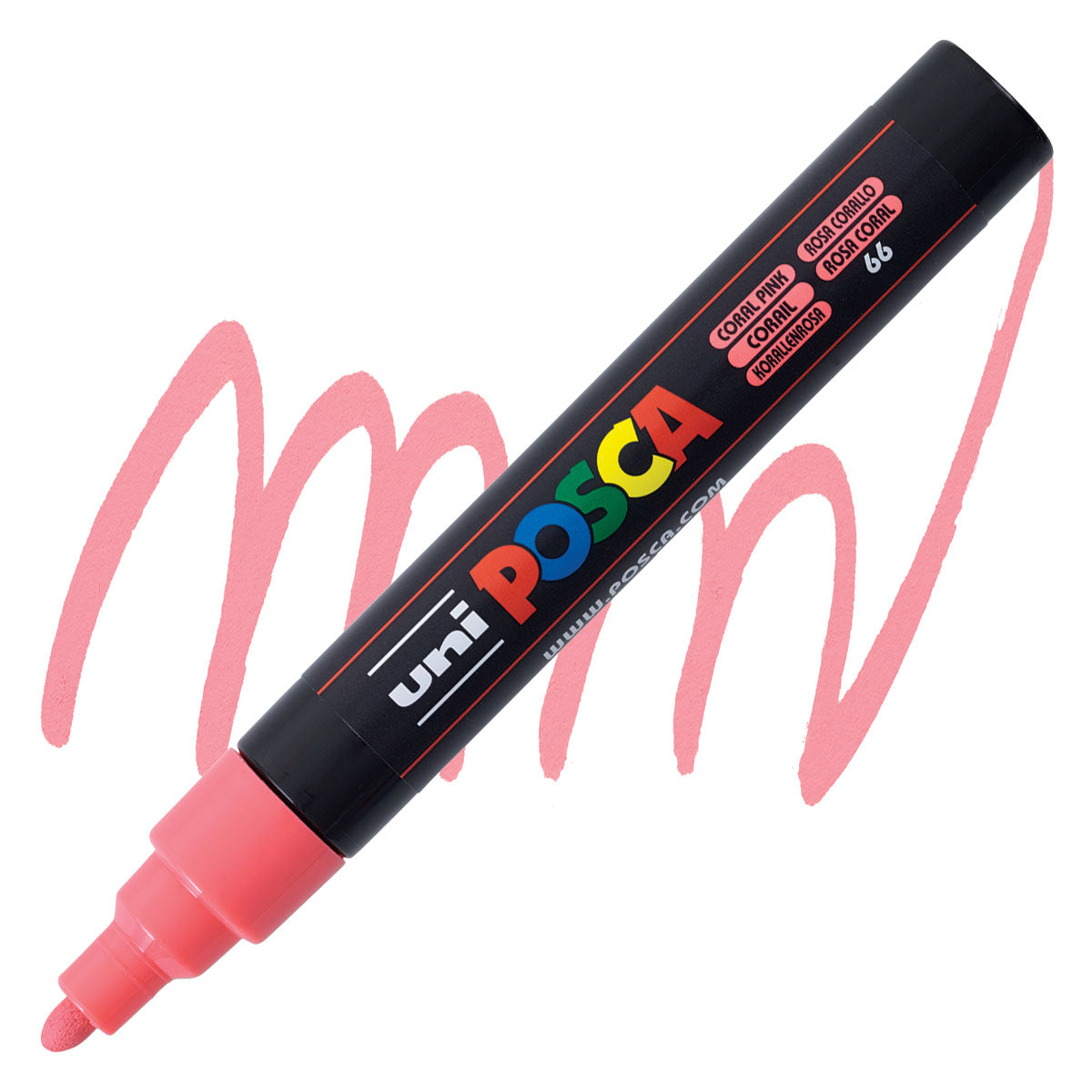 CANETA POSCA PC-5M 66 ROSA CORAL