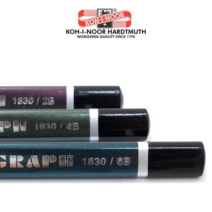 LAPIS GRADUADO KOH-I-NOOR TRIOGRAPH 4B