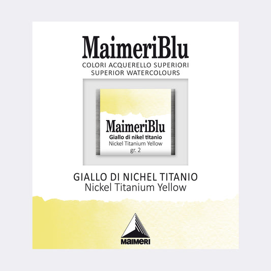 AQUARELA MAIMERIBLU ARTISTS HALF PAN 109 NICKEL TITANATE YELLOW