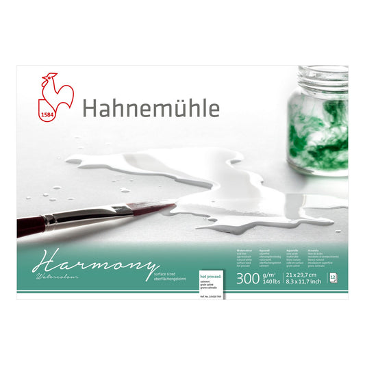BLOCO HAHNEMUHLE HARMONY 300g/m2 SATINE 21x29,7 12F 10628760