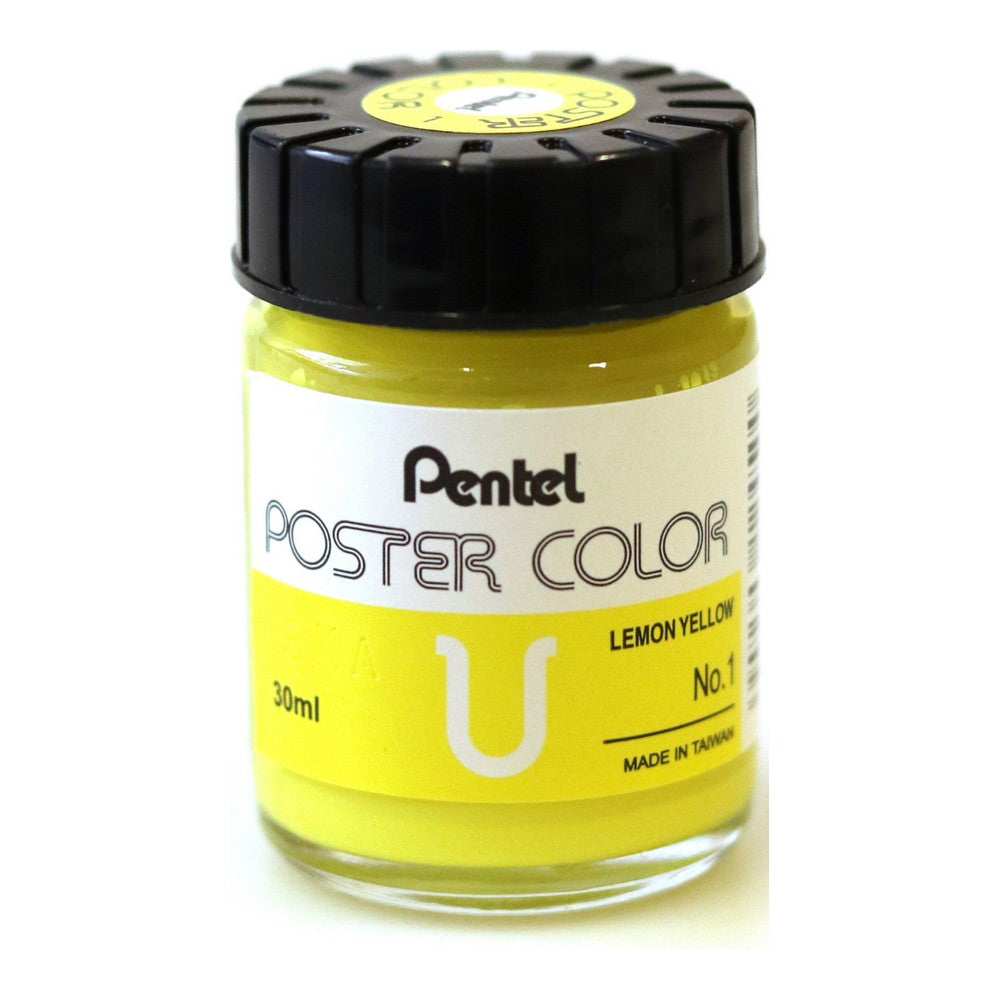 GOUACHE PENTEL POSTER COLOR 30ML AMARELO LIMAO