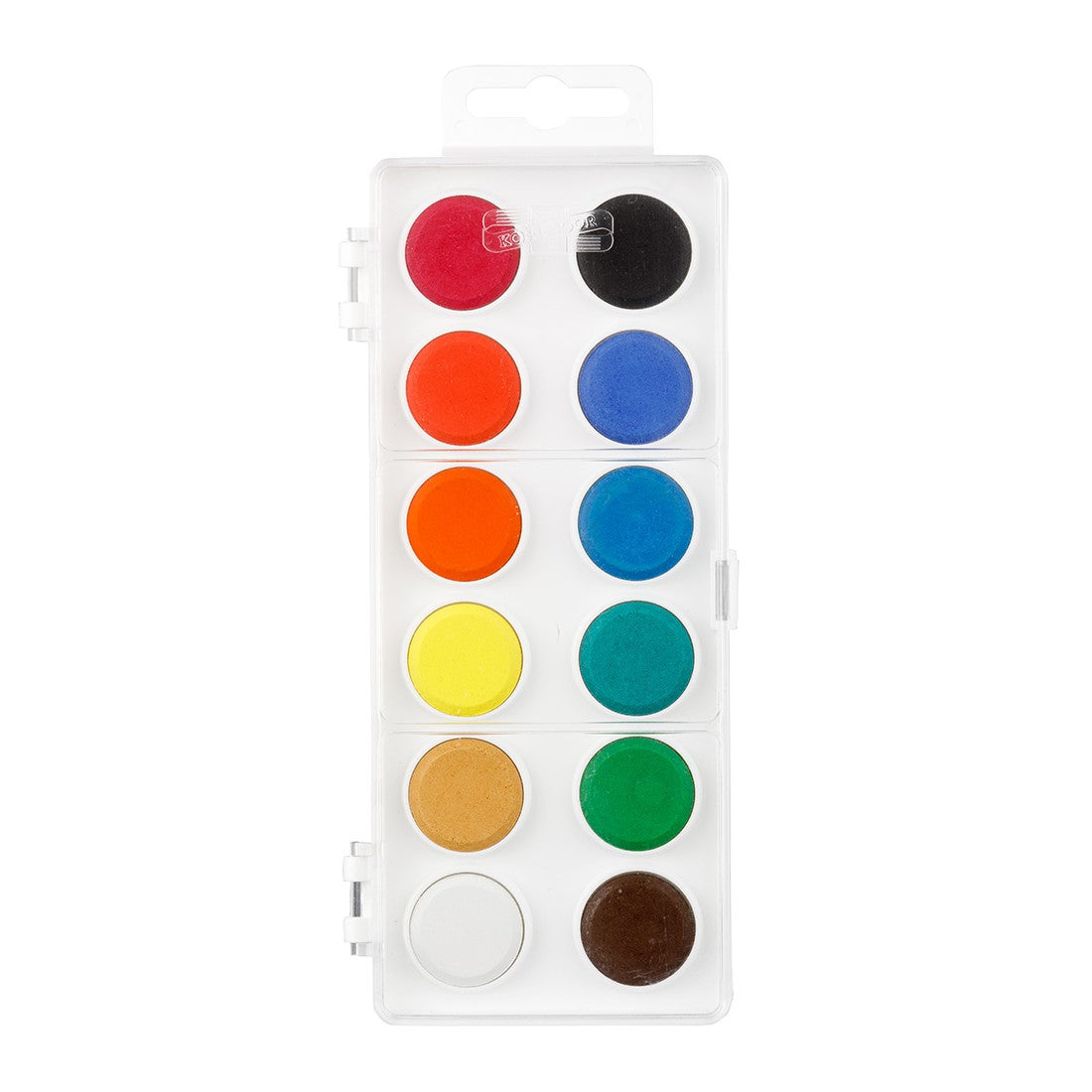 ESTOJO AQUARELA PASTILHAS KOH-I-NOOR 12 CORES 171510