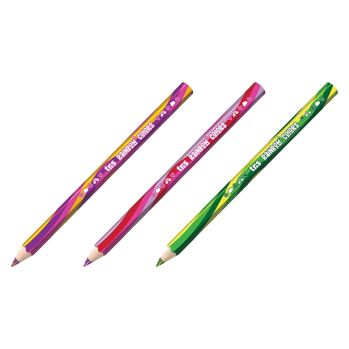 LAPIS COR TRIS JUMBO RAINBOW COLORS