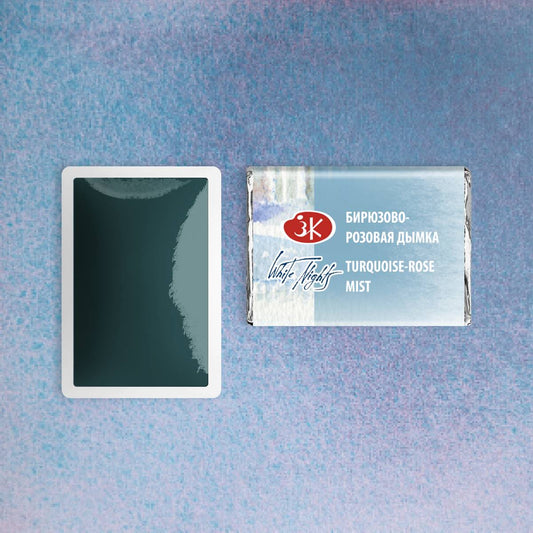 AQUARELA WHITE NIGHTS 561 TONS GRANULADOS TURQUOISE ROSE MIST FULL PAN S2