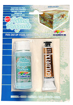 KIT PATINA REAGENTE CORFIX OURO/VERDE