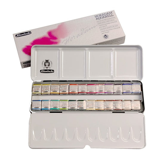 ESTOJO AQUARELA SCHMINCKE HORADAM 24 HALF PAN 74424
