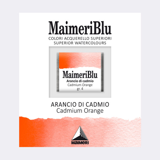 AQUARELA MAIMERIBLU ARTISTS HALF PAN 54 CADMIUM ORANGE