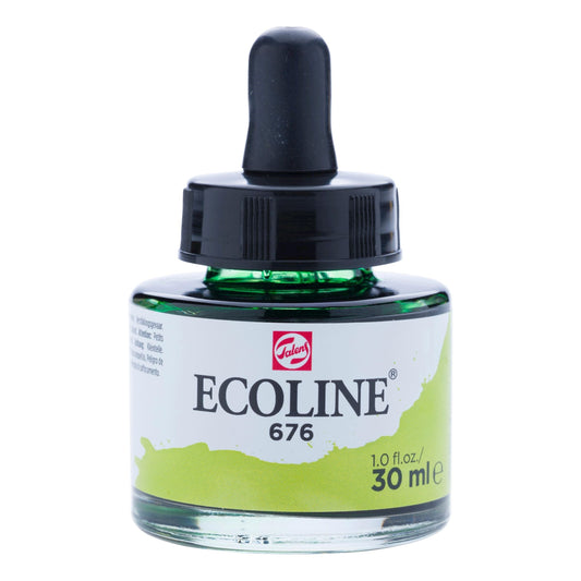 AQUARELA TALENS ECOLINE 30ML 676 GRASS GREEN