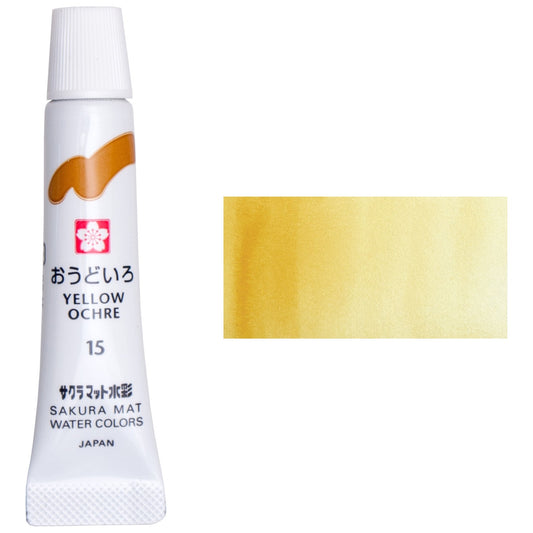 AQUARELA SAKURA MAT 5ML 15 OCRE AMARELO