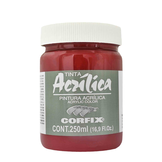 ACRILICA CORFIX 250ML 91 LACA GARANCA ROSA ANTIGO