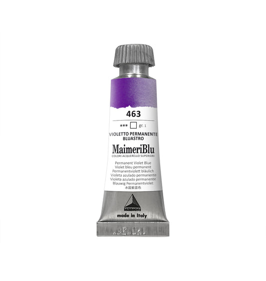 AQUARELA MAIMERIBLU ARTISTS 463 PERM VIOLET BLUEISH 12ML S1