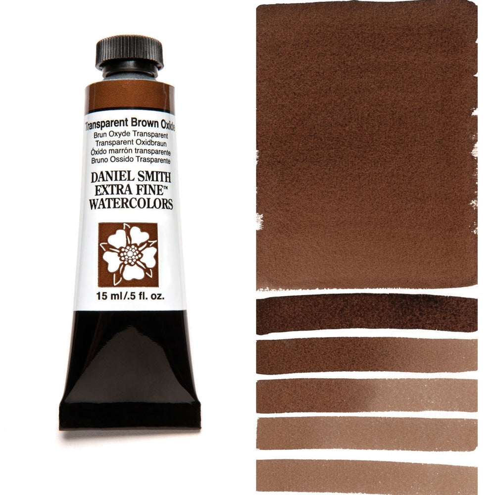 AQUARELA DANIEL SMITH 15ml EXTRA FINE Transparent Brown Oxide 129