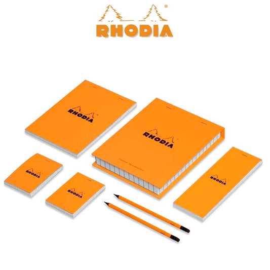 CAIXA RHODIA ESSENTIAL ORANGE C/ 06 ITENS VARIADOS