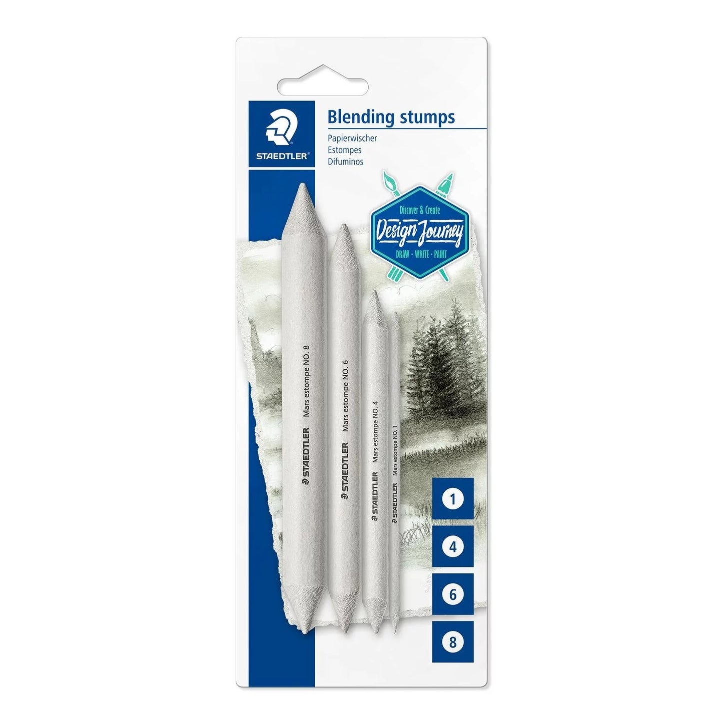 ESFUMINHO (BLENDING STUMPS) STAEDTLER C/ 04 UNIDADES