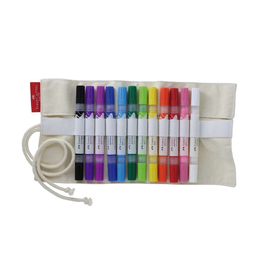 MARCADOR MULTIMARK SHAKE & PAINT ESTOJO 12 CORES