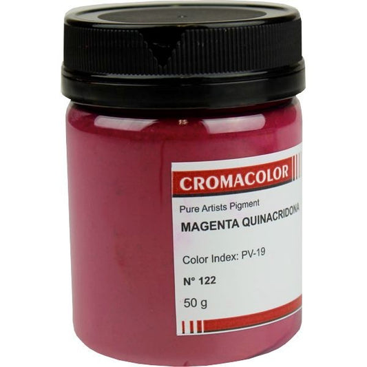 PIGMENTO PURO CROMACOLOR 122 MAGENTA QUINACRIDONE PV-19 50g