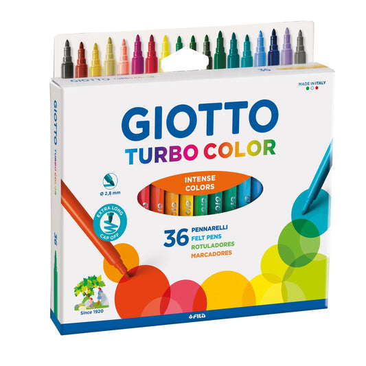 CANETA HIDROCOR GIOTTO TURBO COLOR 36 CORES