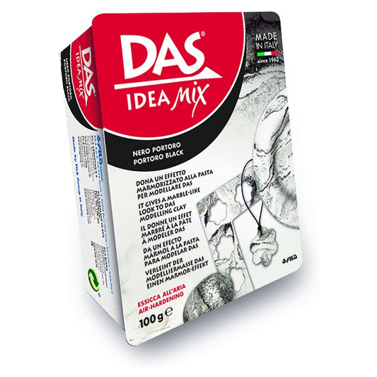 ARGILA DAS IDEA MIX PORTORO BLACK MODELAGEM CERAMICA FRIA