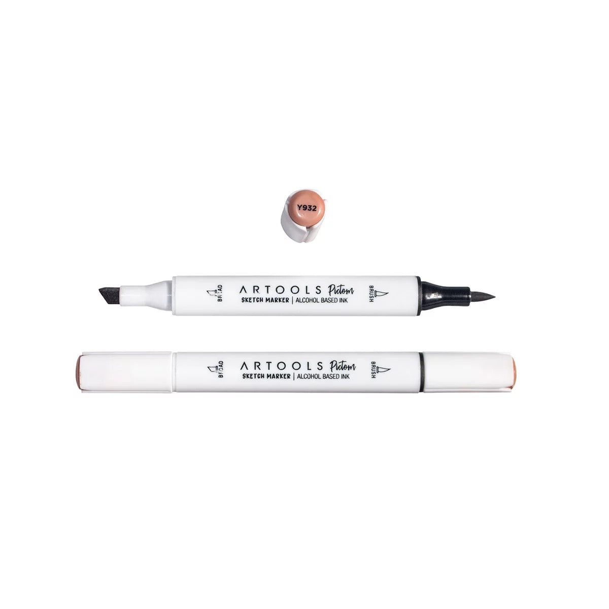 MARCADOR ARTOOLS PICTOM PONTA DUPLA MAHOGANY (Y932)