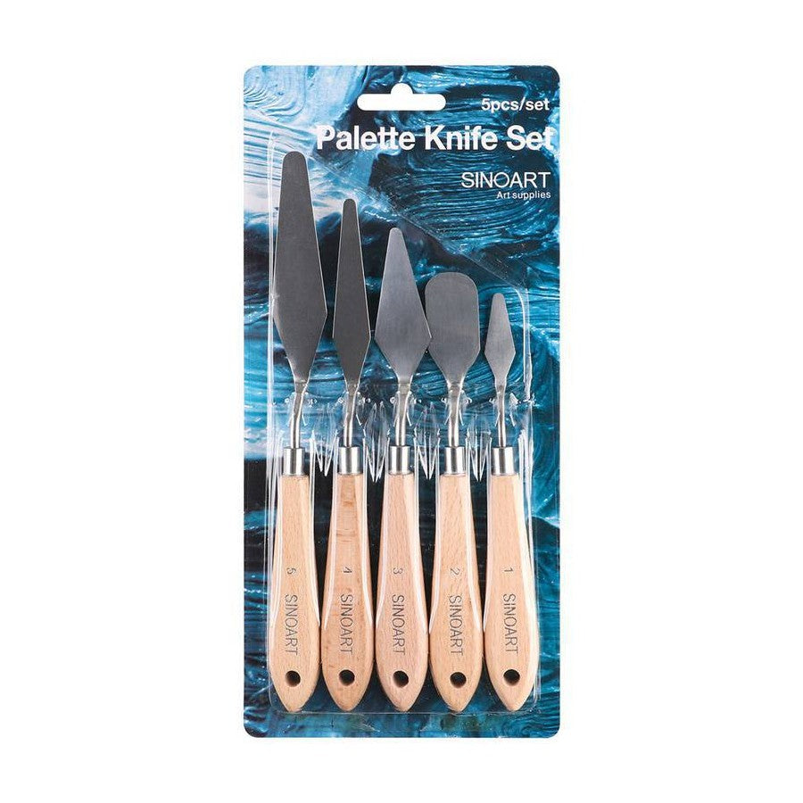 ESPATULA INOX SINOART C/ 05 PECAS SFT092