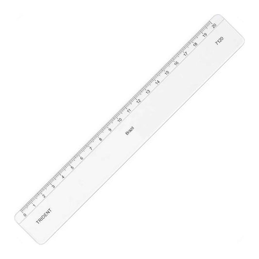 REGUA ACRILICO 20cm 7120 TRIDENT