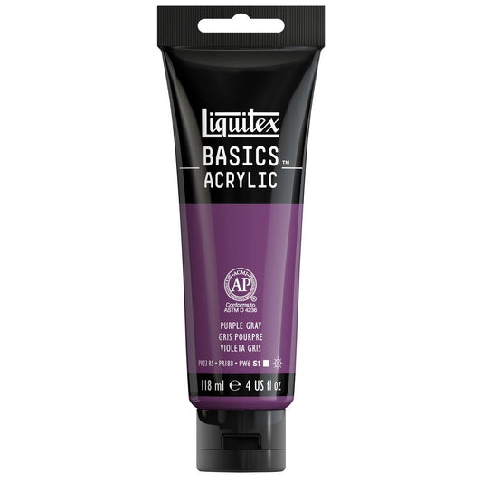 ACRILICA LIQUITEX BASICS 118ML PURPLE GREY 080 (ANT 263)