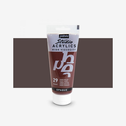 ACRILICA PEBEO STUDIO HV  100ML 29 SOMBRA QUEIMADA 831029