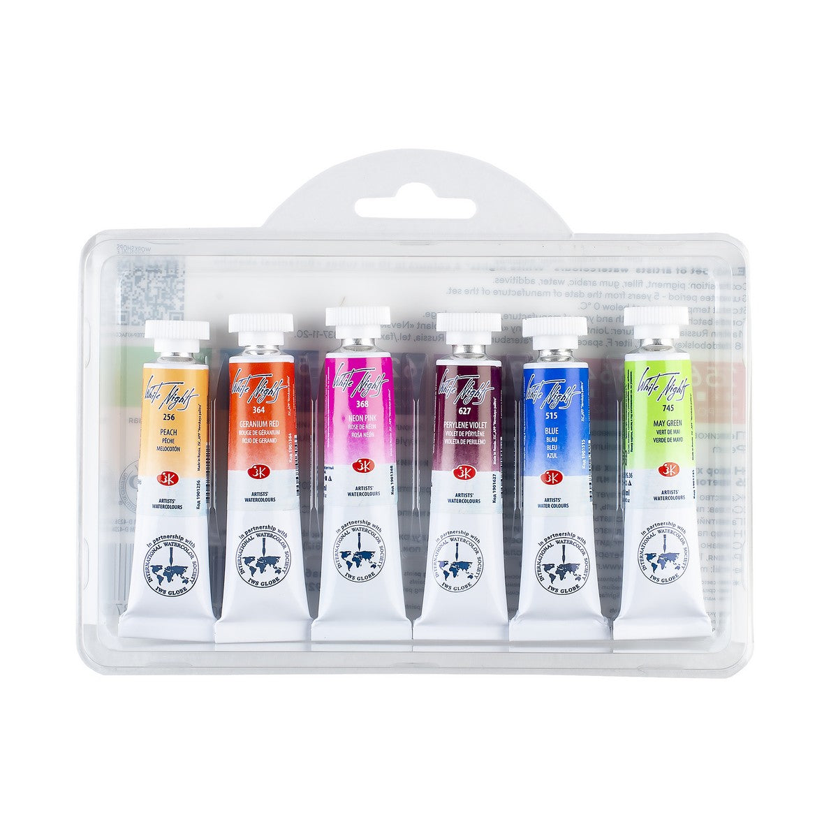 ESTOJO AQUARELA WHITE NIGHTS 06 CORES BOTANIC SKETCH 2105