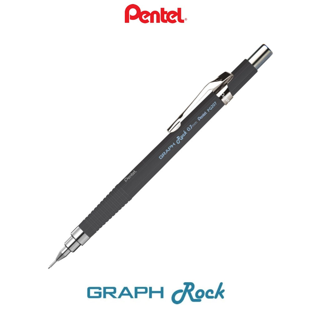 LAPISEIRA 0,7MM PENTEL GRAPHROCK 200 GRAFITE