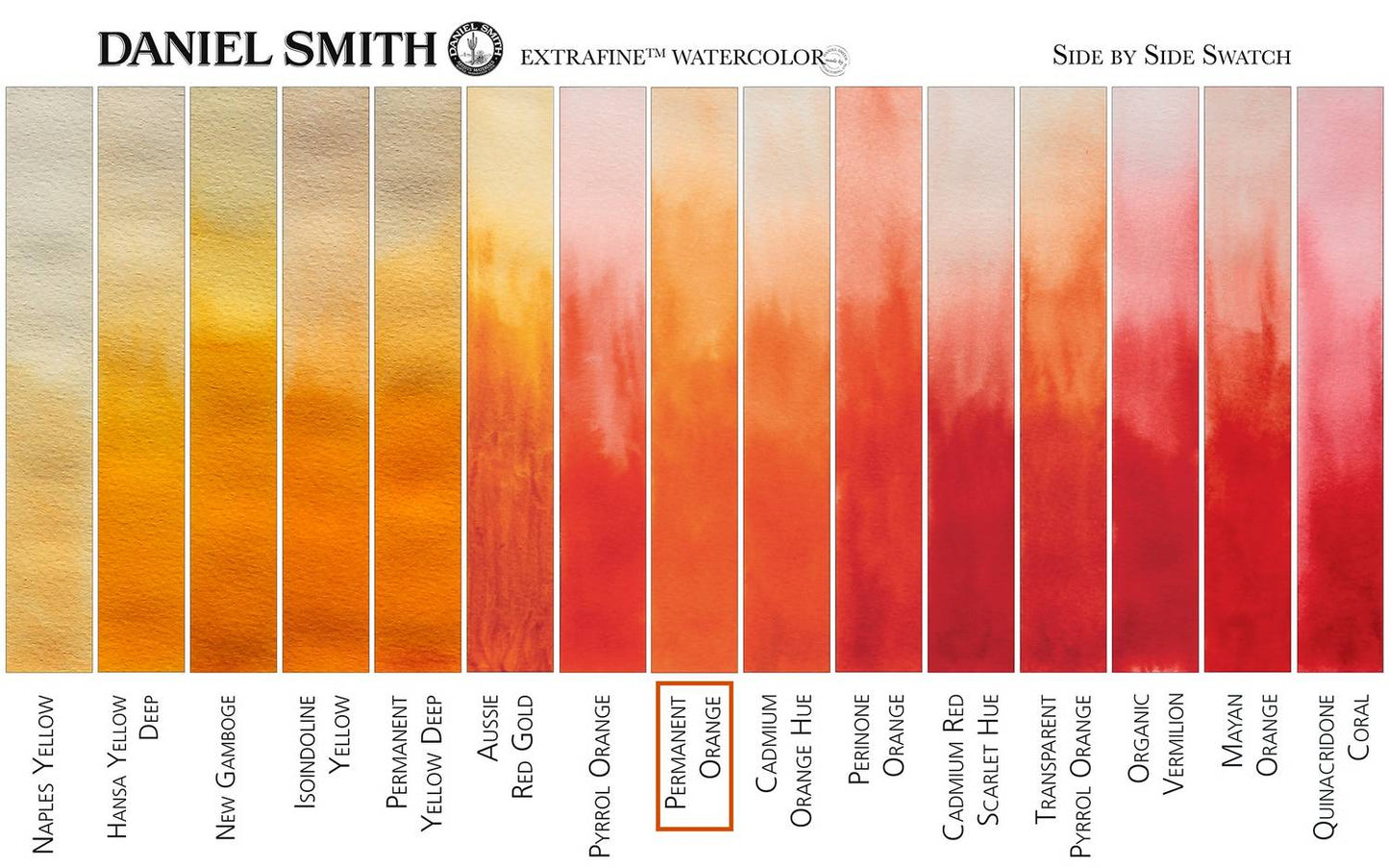 AQUARELA DANIEL SMITH 15ml EXTRA FINE Permanent Orange - 071