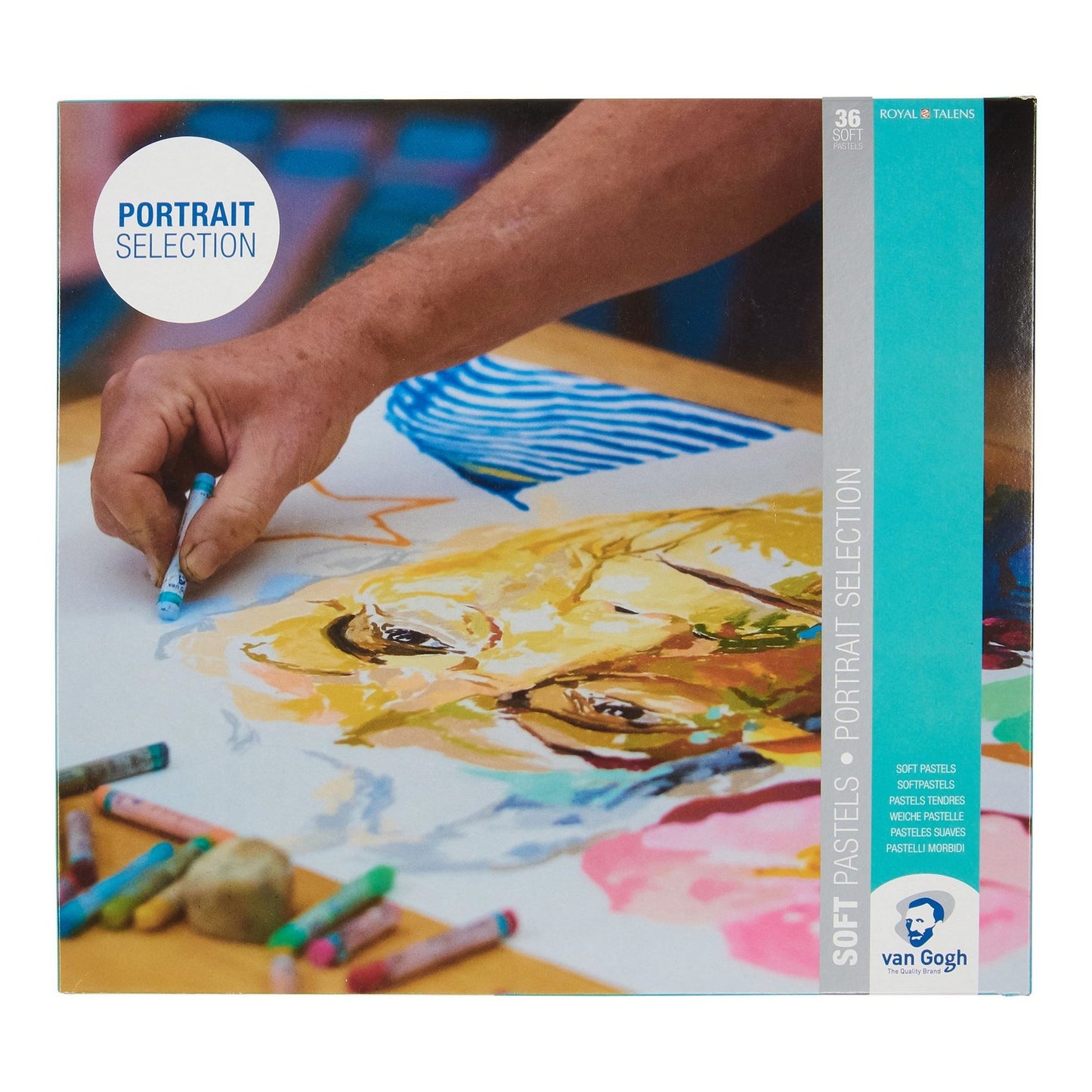 PASTEL SECO SOFT TALENS VAN GOGH ESTOJO 36 CORES PORTRAIT