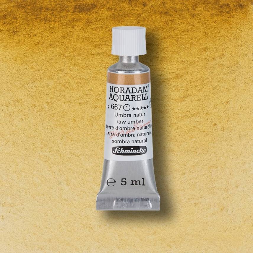 AQUARELA SCHMINCKE HORADAM 5ml 667 Raw Umber S1