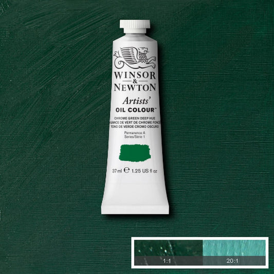 OLEO WINSOR NEWTON ARTISTS 037ML 147 CHROME GREEN DEEP S1