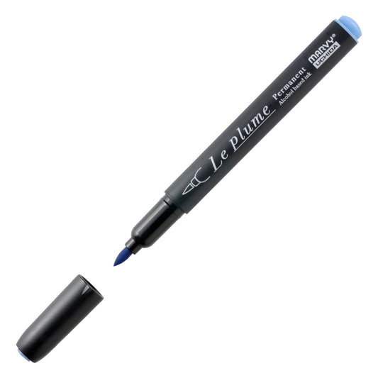 MARCADOR MARVY LE PLUME BRUSH 715 AZUL ACO