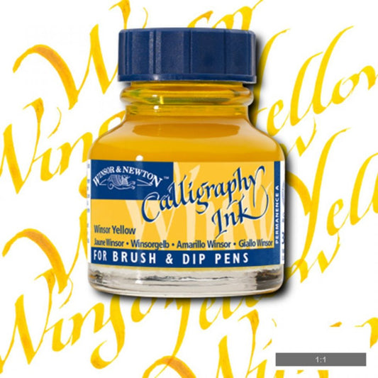 TINTA CALIGRAFIA WINSOR NEWTON 30ML WINSOR YELLOW 1111730