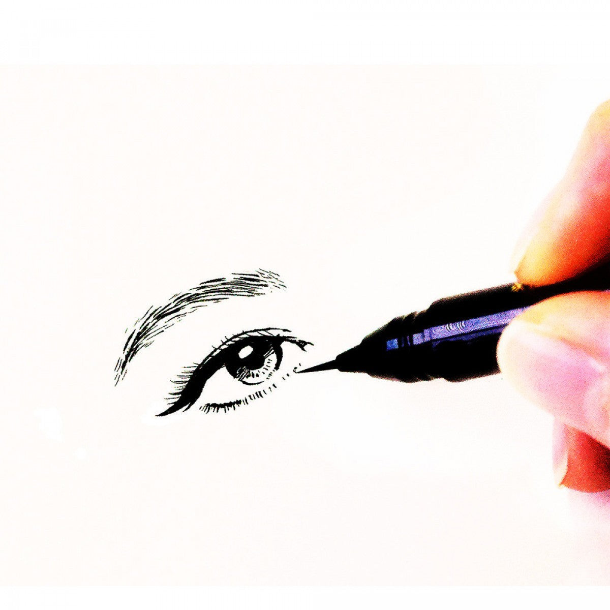 CANETA KURETAKE BRUSH PEN ULTRA FINA AL LINER ED100