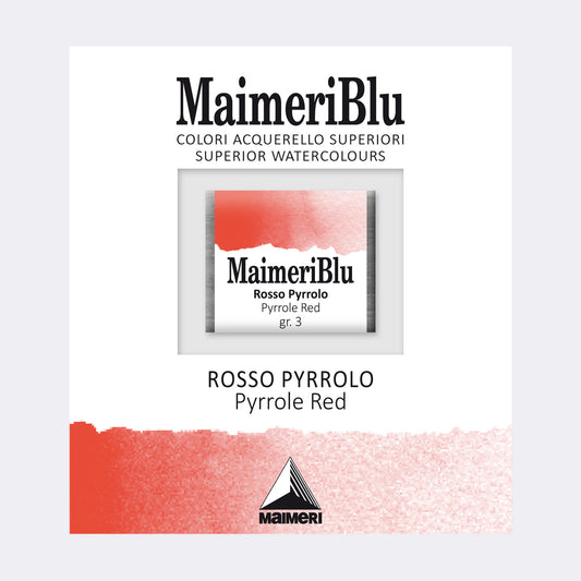 AQUARELA MAIMERIBLU ARTISTS HALF PAN 257 PYRROLE RED