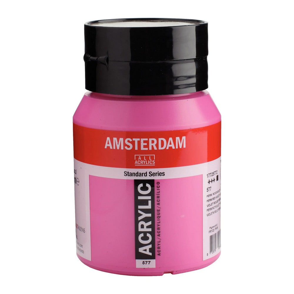 ACRILICA TALENS AMSTERDAM 500ml 577 PERM RED VIOLET LIGHT