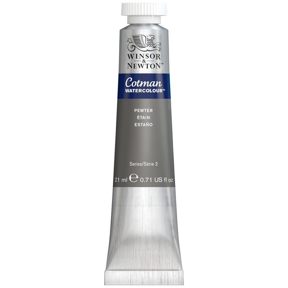 AQUARELA WINSOR NEWTON COTMAN 21ML PEWTER 0308511