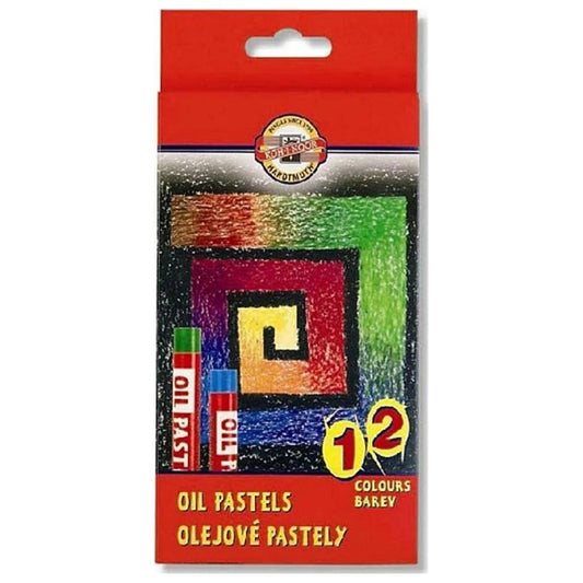 PASTEL OLEOSO KOH-I-NOOR 12 CORES