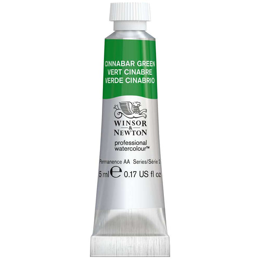 AQUARELA WINSOR NEWTON ARTISTS 5ml 420 CINNABAR GREEN REVIVAL