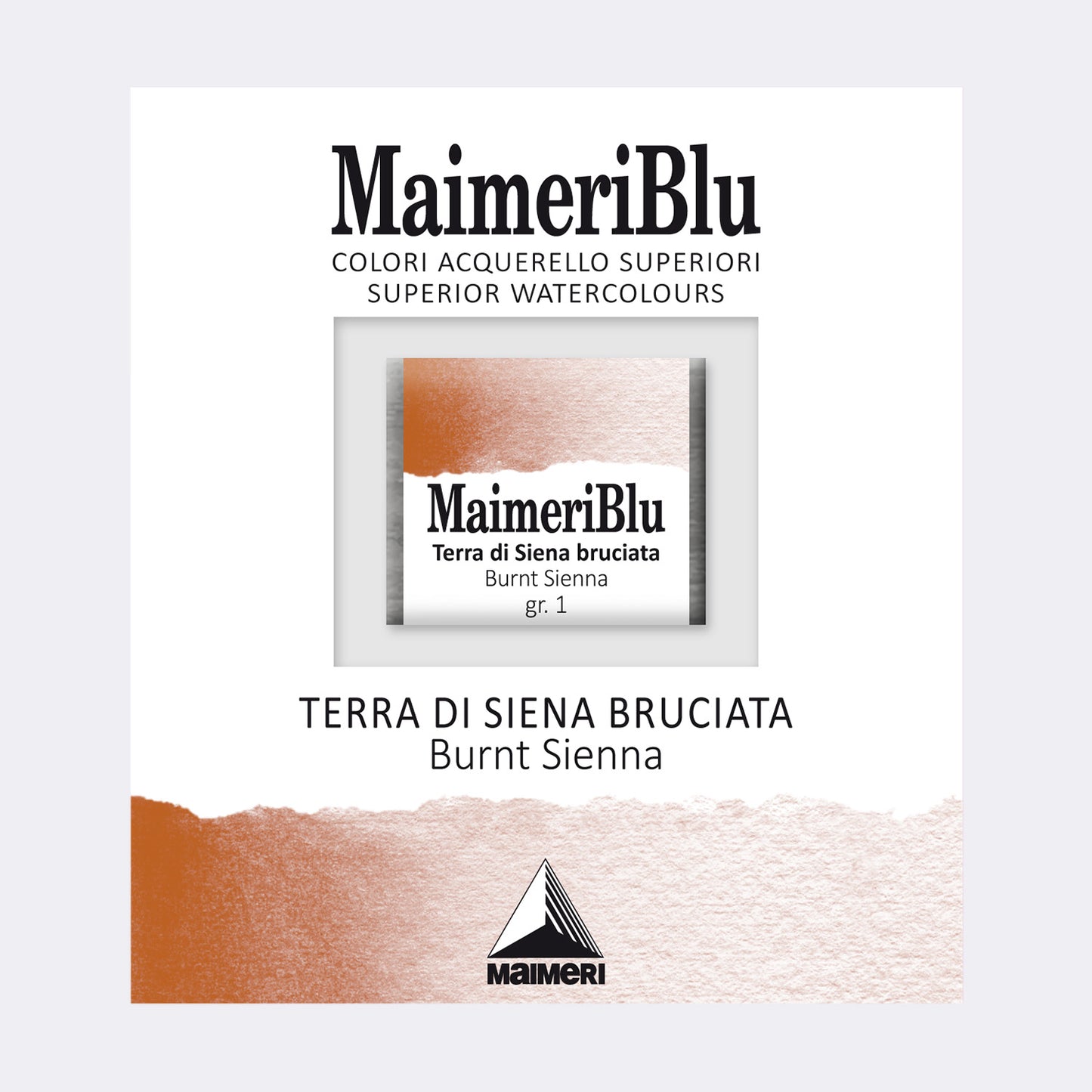 AQUARELA MAIMERIBLU ARTISTS HALF PAN 278 BURNT SIENNA