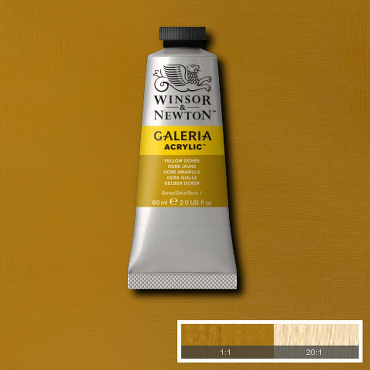 ACRILICA WINSOR NEWTON GALERIA 60ml 744 YELLOW OCHRE 2120744