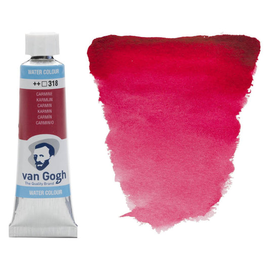 AQUARELA TALENS VAN GOGH 318 CARMINE 10ML